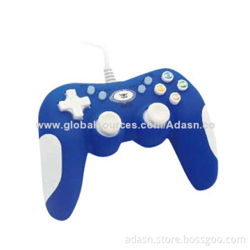 Wired PC USB Joy-pad with Dual Shock, Various Colors